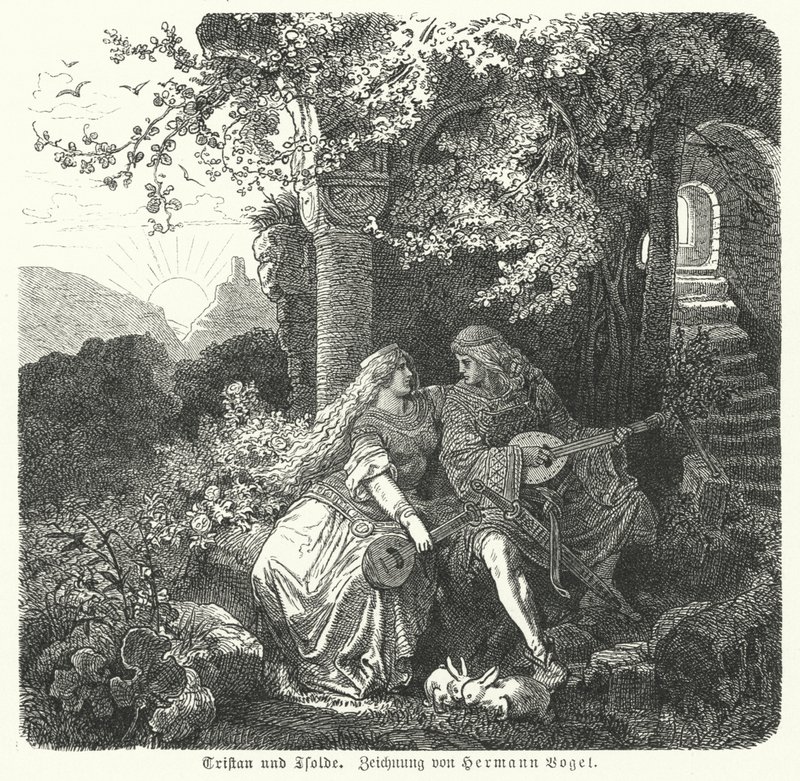 Tristan ve Isolde by Hermann Vogel