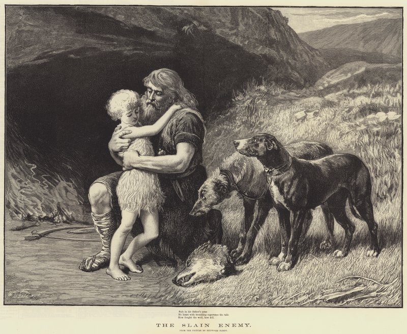 Öldürülen Düşman (gravür) by Heywood (after) Hardy