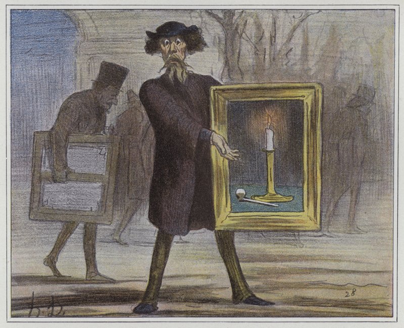 Bunu Reddettiler... Cahiller! by Honore circle of Daumier