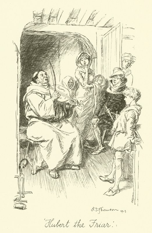 Hubert the Friar (lito) by Hugh Thomson