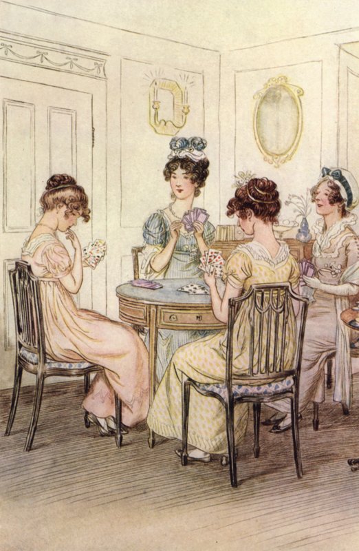 Quality Street için İllüstrasyon by Hugh Thomson