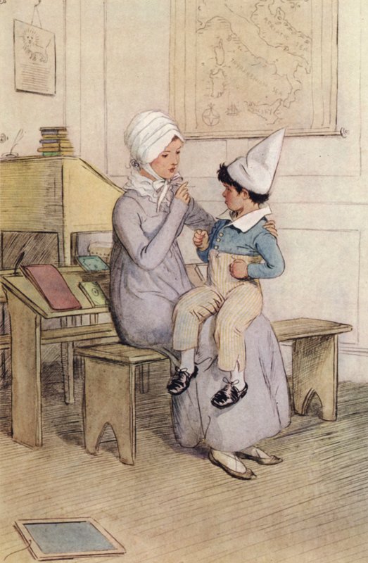 Quality Street için İllüstrasyon by Hugh Thomson