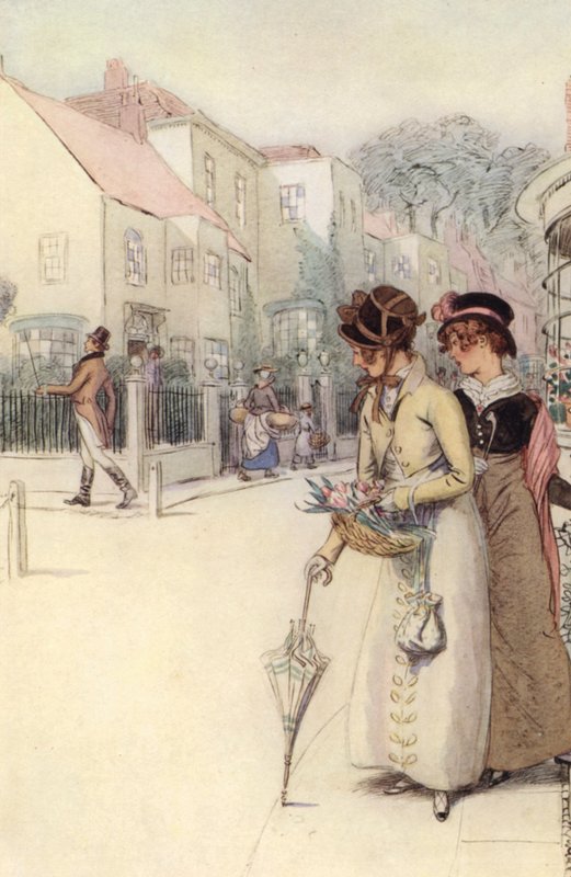 Quality Street için İllüstrasyon by Hugh Thomson