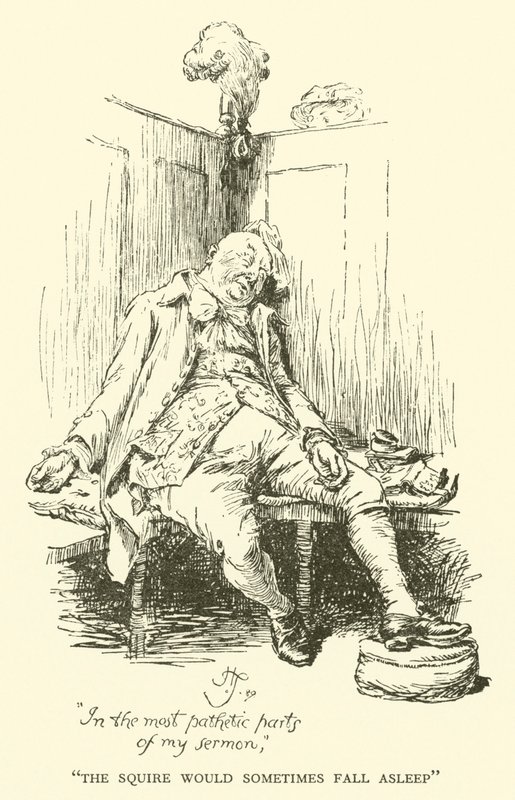 Bey Bazen Uyuya Kalırdı (gravür) by Hugh Thomson