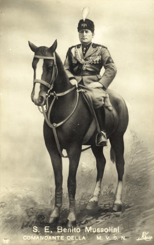 Benito Mussolini by Italian Photographer
