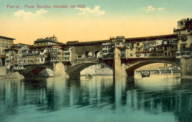 Floransa, Ponte Vecchio by Italian Photographer
