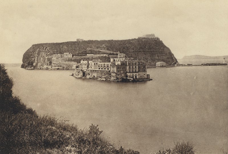 Naples: Isola Di Nisida (b/w photo) by Italian Photographer