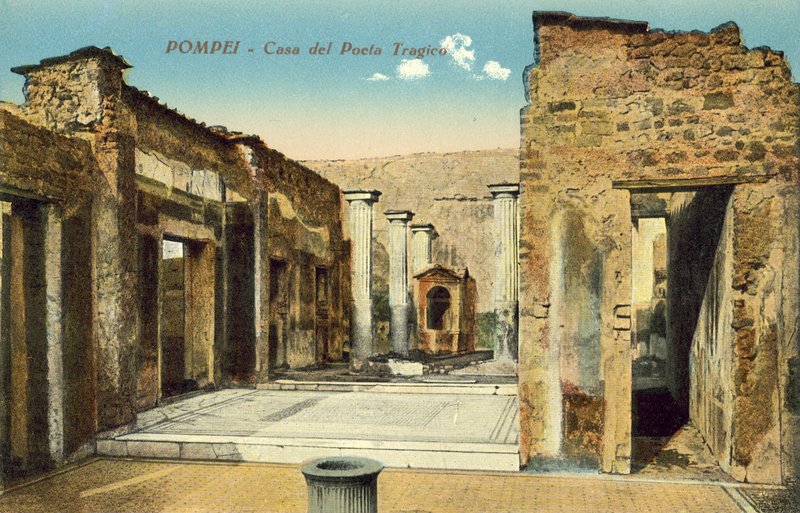 Pompeii, İtalya, Trajik Şairin Evi by Italian Photographer