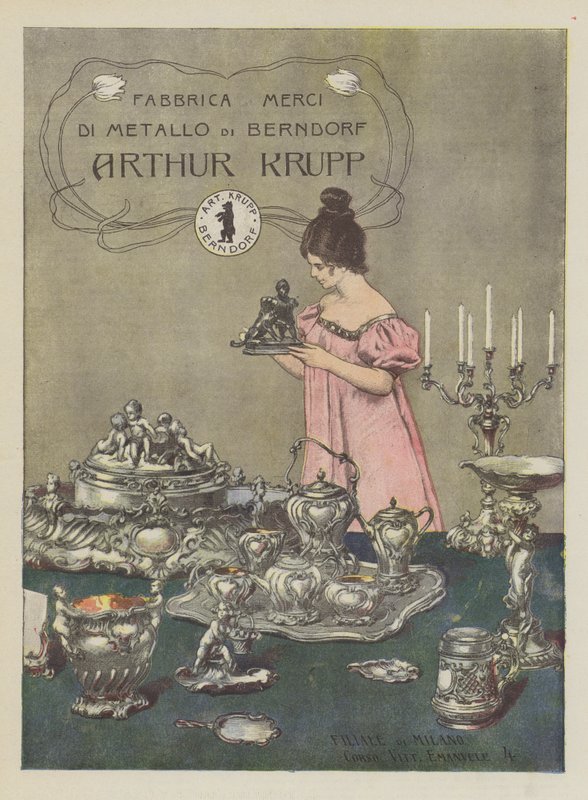 Arthur Krupp (renkli taş) by Italian School