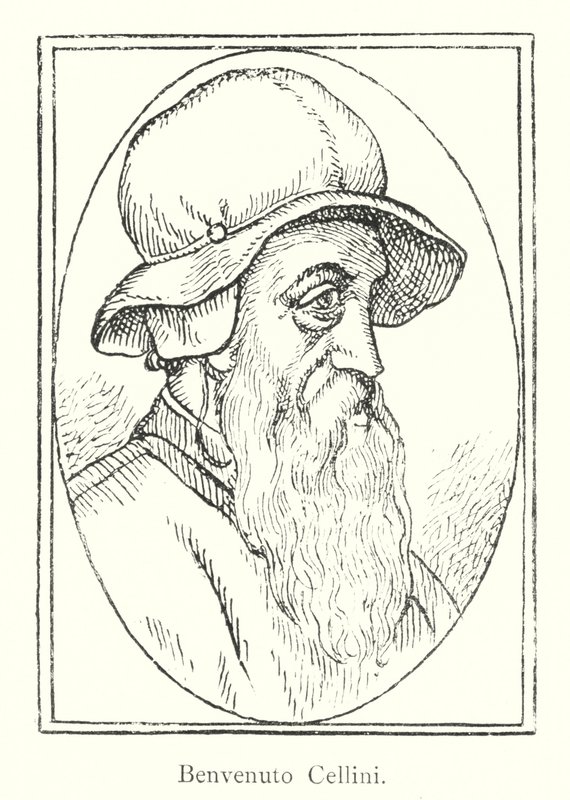 Benvenuto Cellini (gravür) by Italian School