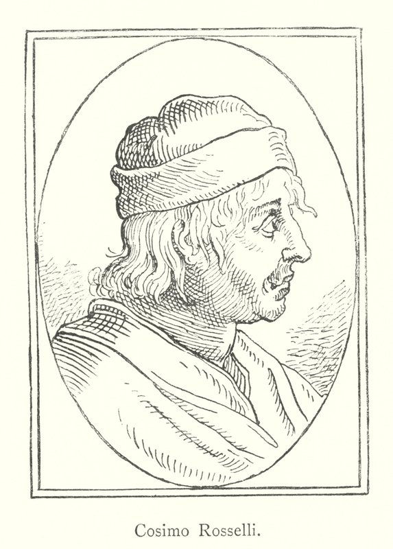 Cosimo Rosselli (gravür) by Italian School