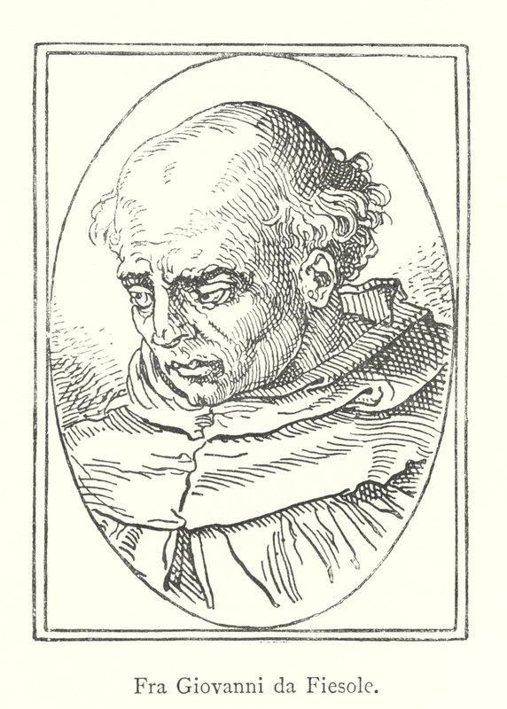 Fra Giovanni da Fiesole (gravür) by Italian School
