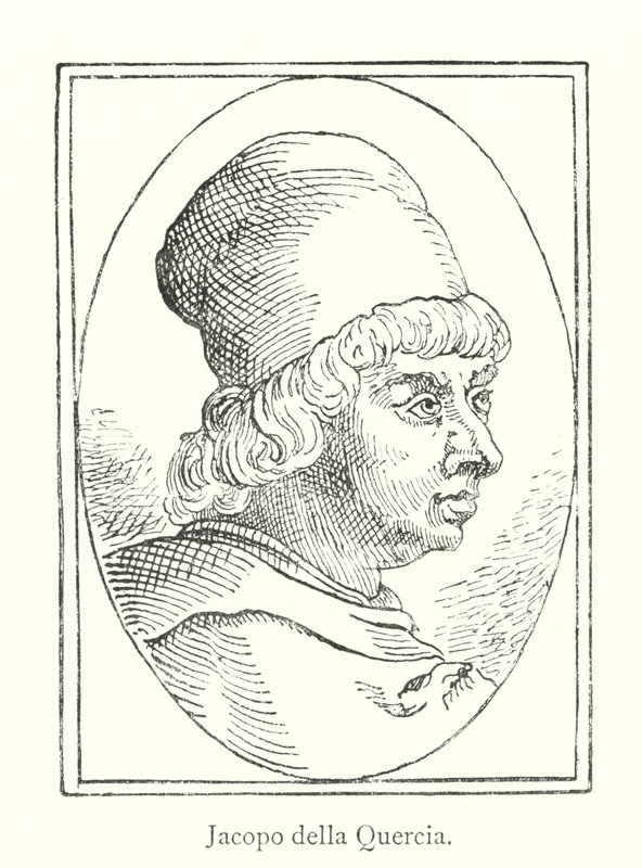 Jacopo della Quercia (gravür) by Italian School