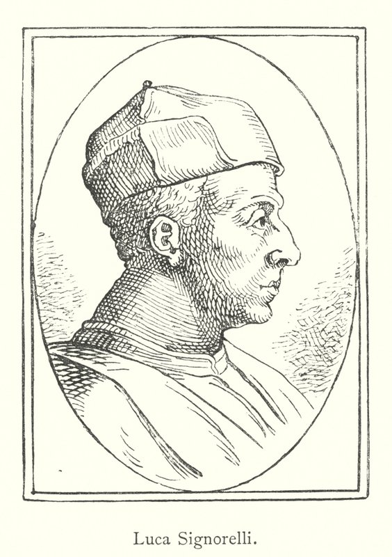 Luca Signorelli (gravür) by Italian School