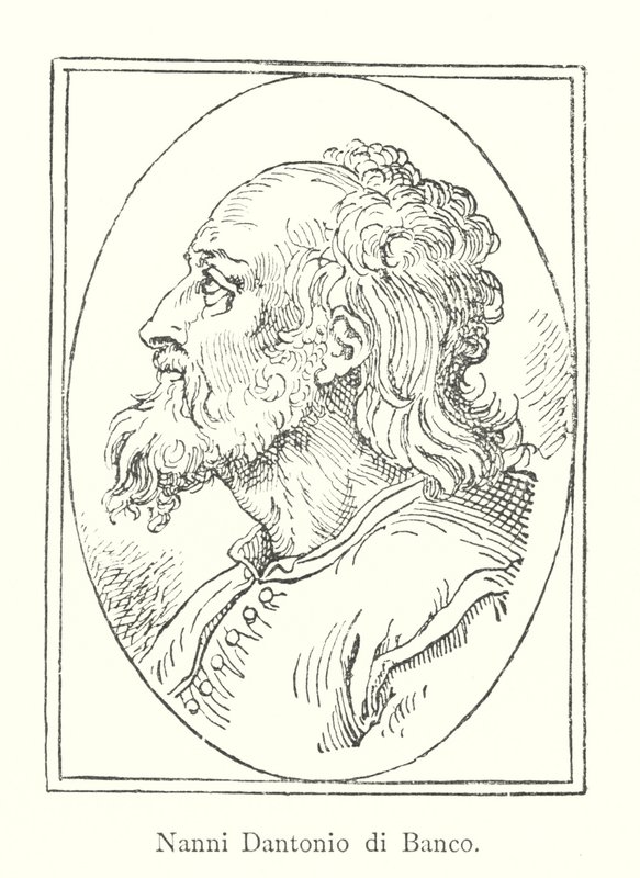 Nanni Dantonio di Banco (gravür) by Italian School
