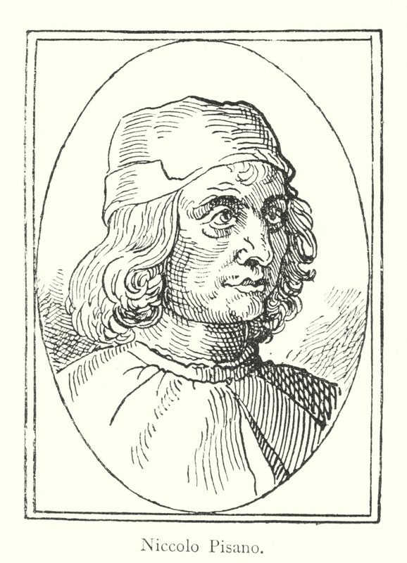 Niccolo Pisano (gravür) by Italian School