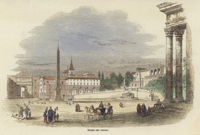 Piazza del Popolo by Italian School