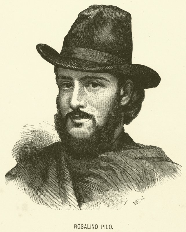 Rosalino Pilo (gravür) by Italian School