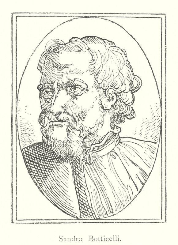 Sandro Botticelli (gravür) by Italian School