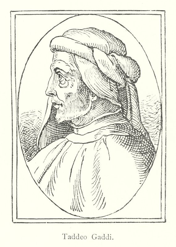 Taddev Gaddi (Gravür) by Italian School