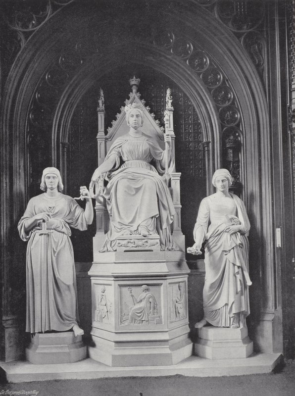 Kraliçe Victoria Heykeli by J. Benjamin Stone