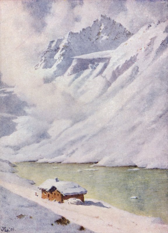 çığın evi by J. Hardwicke Lewis