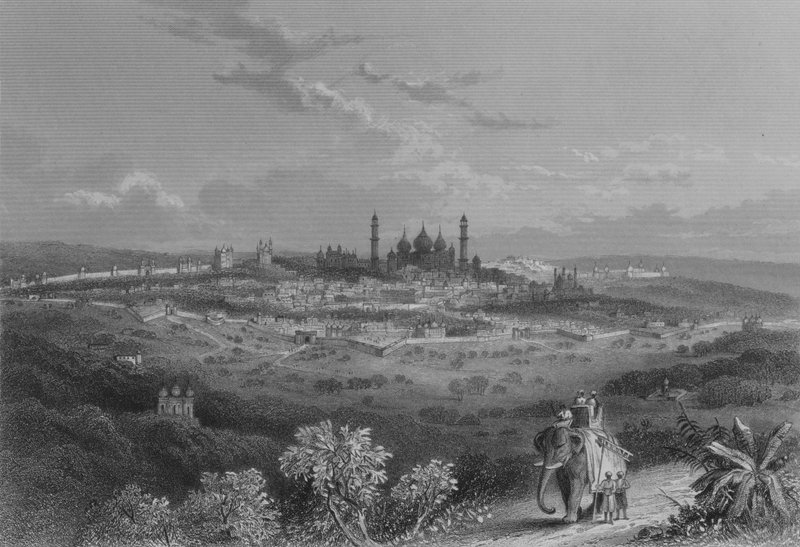 Delhi, Hindistan (gravür) by J Ramage