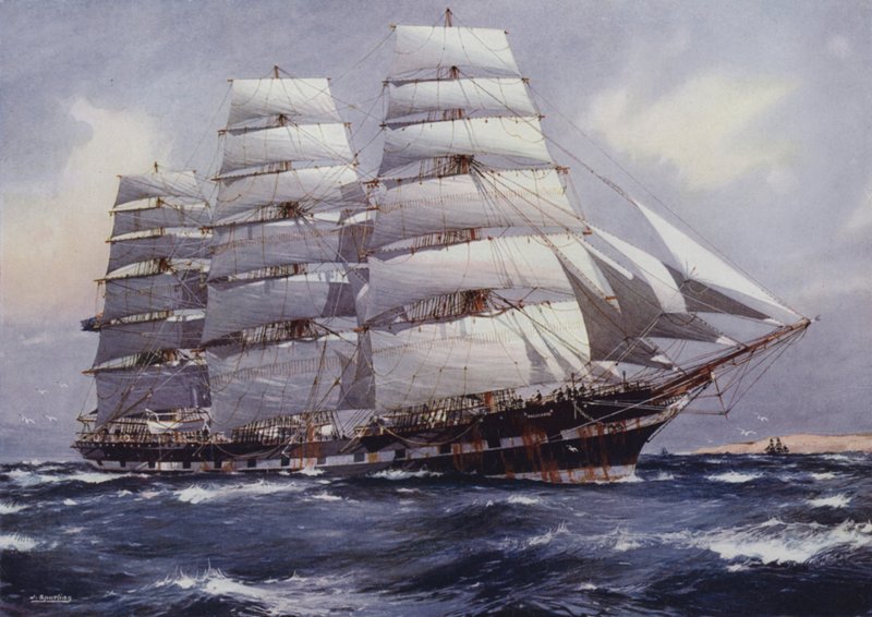 Yolcu yelkenli gemisi MacQuarie by Jack after Spurling