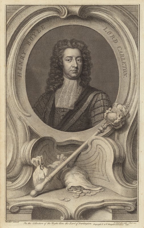 Henry Boyle, 1 Baron Carleton, İngiliz-İrlandalı politikacı by Jacobus Houbraken