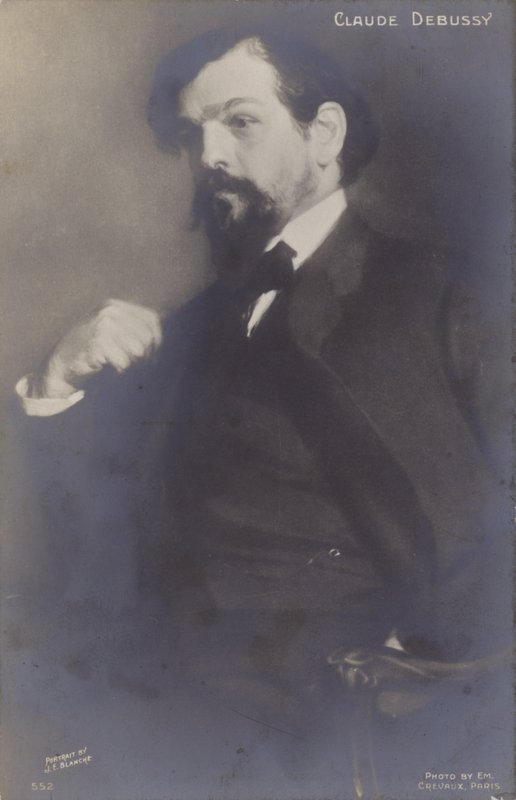 Claude Debussy, Fransız besteci (1862-1918) by Jacques Emile Blanche