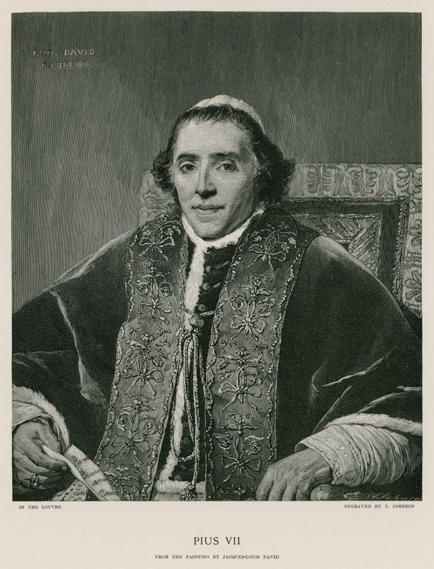 Papa Pius VII by Jacques Louis David