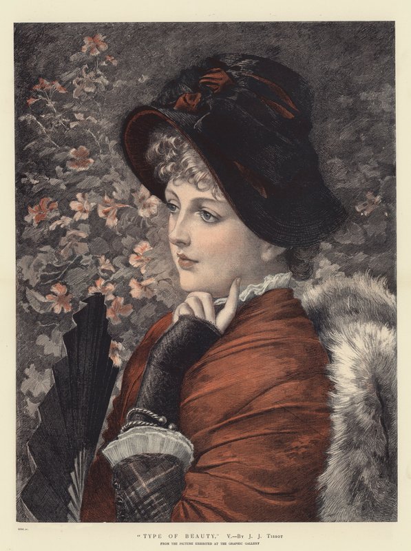 Güzellik Türü, V (chromolitho) by James Jacques Joseph Tissot