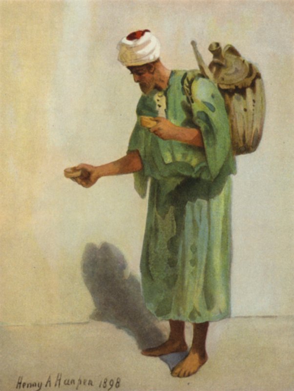 Su satıcısı (renkli taş) by James (after) Clark