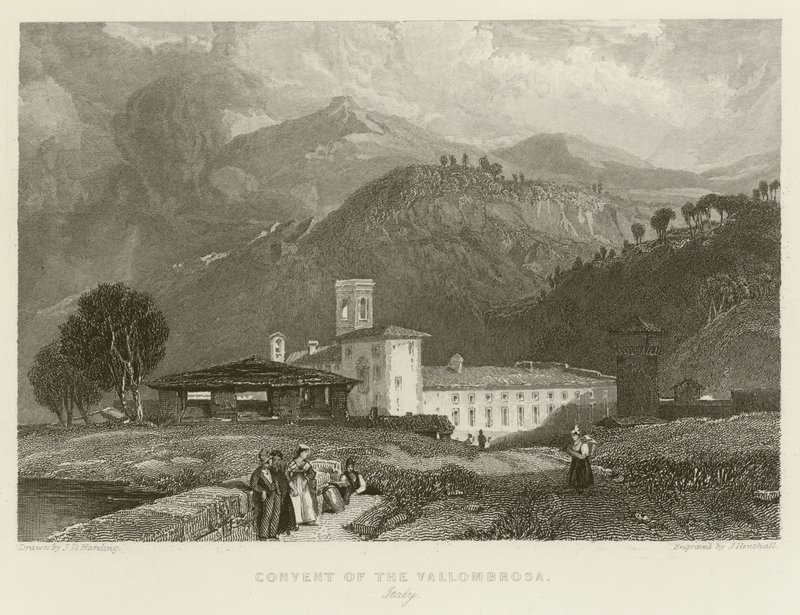 Vallombrosa Manastırı by James Duffield Harding