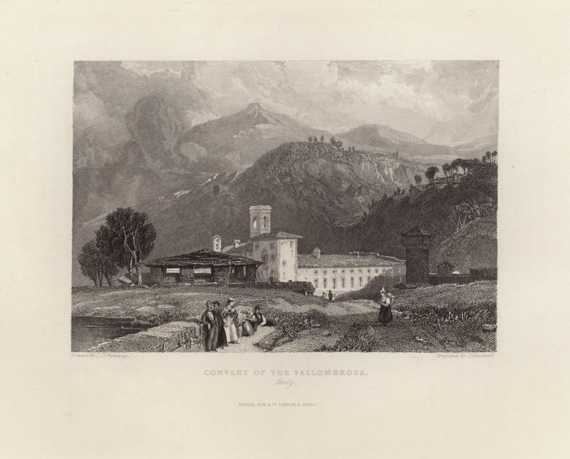 ವಾಲೊಂಬ್ರೋಸಾ ಟರ್ಕಿಯ ಕಾನ್ವೆಂಟ್ by James Duffield Harding
