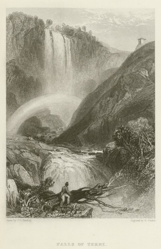Terni Şelaleleri by James Duffield Harding
