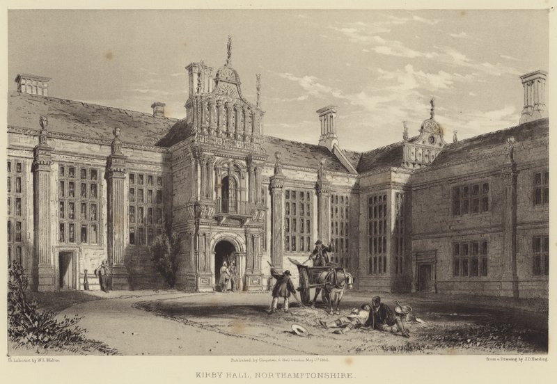 Kirby Salonu, Northamptonshire by James Duffield Harding