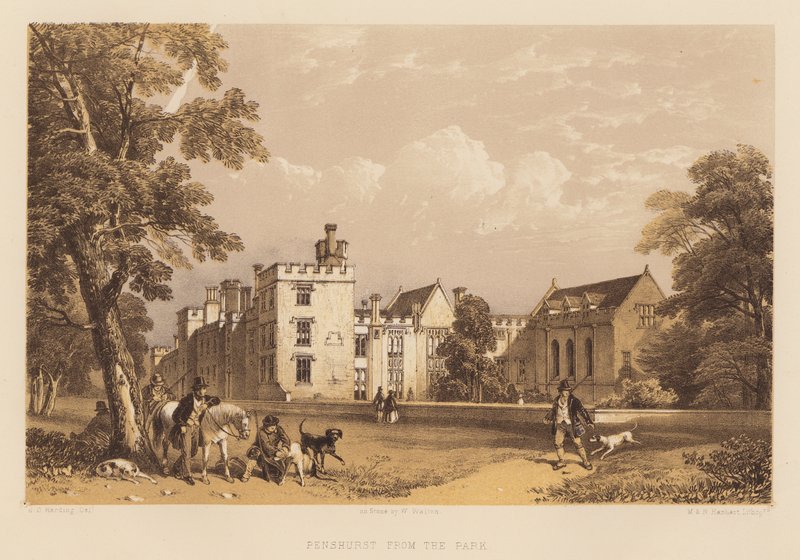 Parktan Penshurst (aquatint) by James Duffield Harding