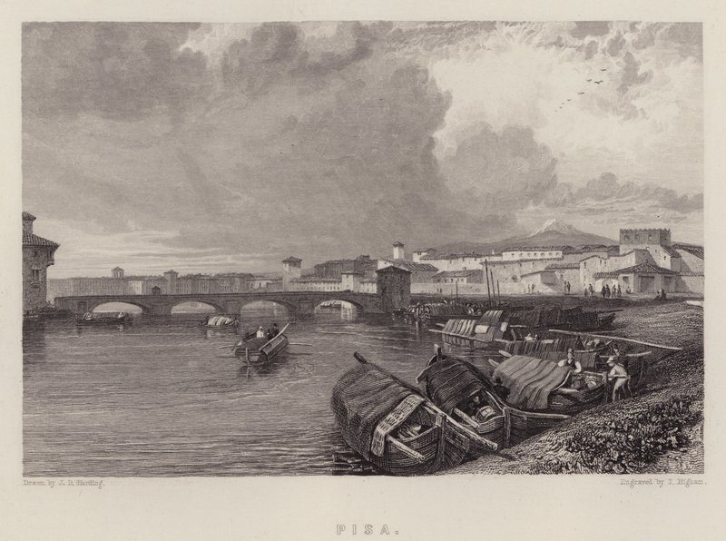 Pisa (renkli taş) by James Duffield Harding
