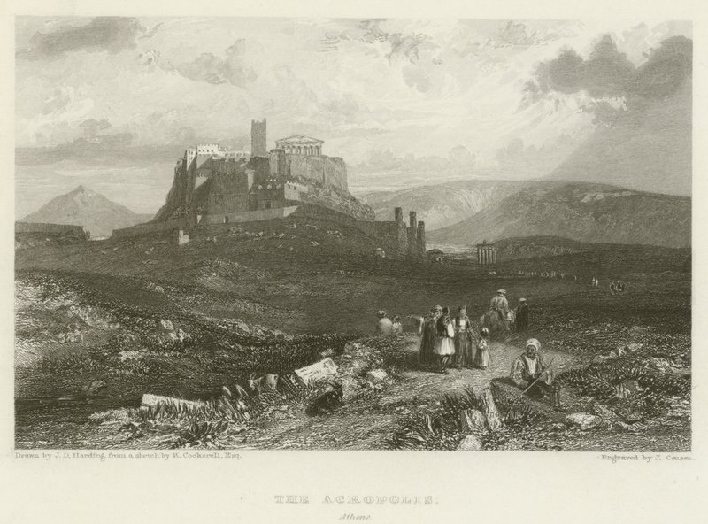Akropolis, Atina by James Duffield Harding
