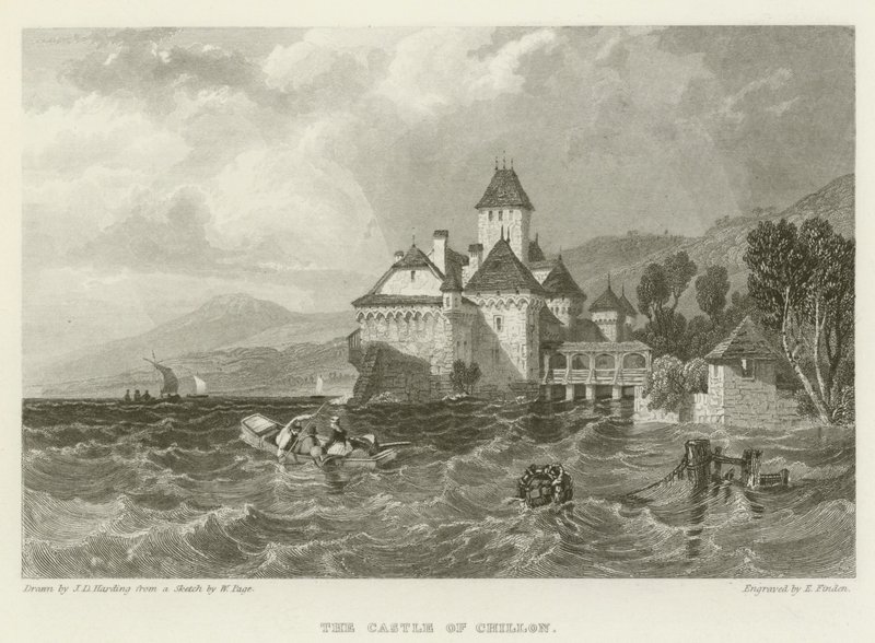 Chillon Kalesi by James Duffield Harding