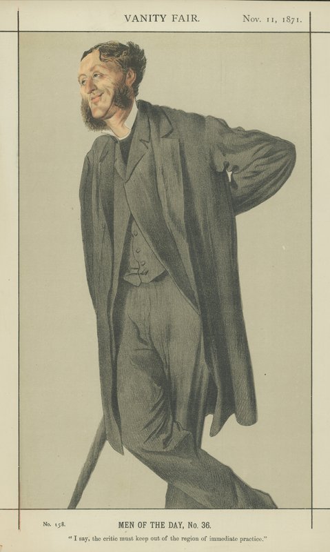 Bay Matthew Arnold (renkli taş) by James Jacques Joseph Tissot