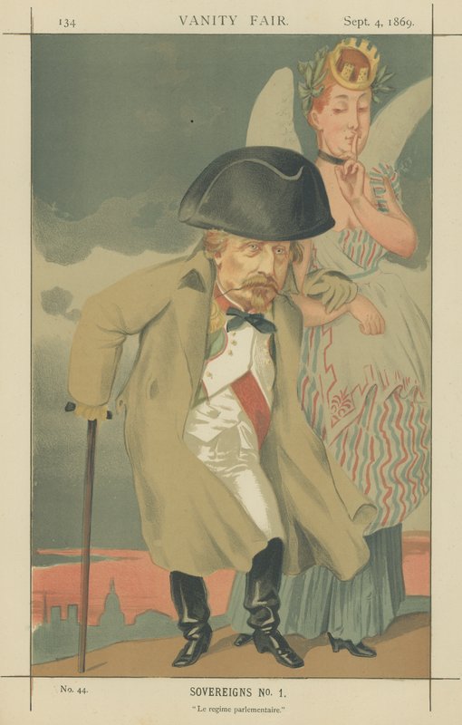 Napolyon III (renkli taş) by James Jacques Joseph Tissot