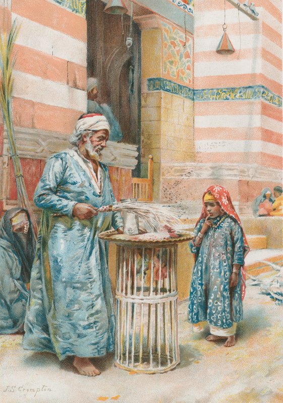 Tatlı Et Satıcısı (chromolitho) by James Shaw Crompton