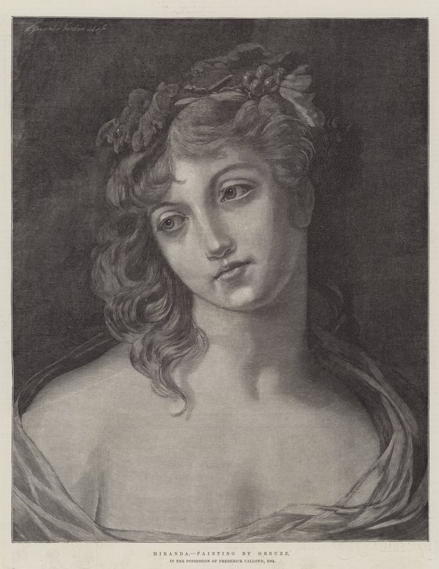 ಮಿರಾಂಡಾ ಟರ್ಕ್ by Jean Baptiste Greuze
