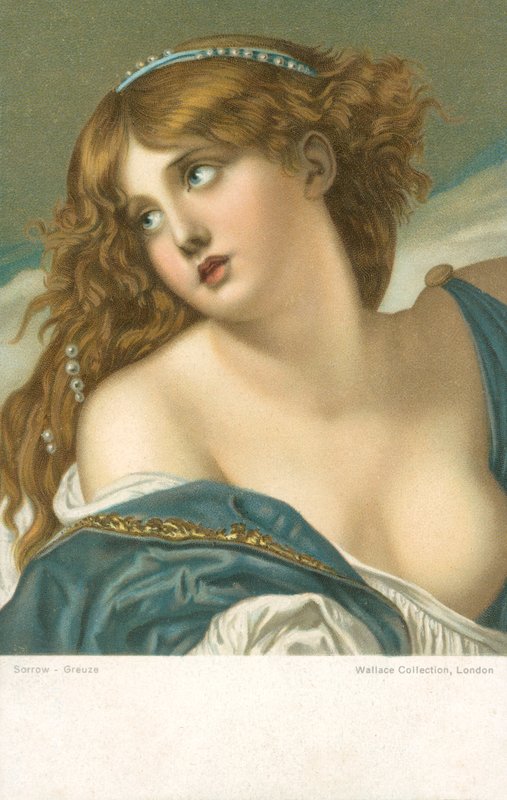 Sorrow  by Jean Baptiste after Greuze