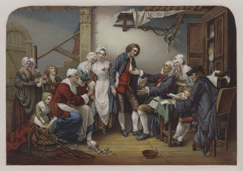 Köylü Gelin (renkli taş) by Jean Baptiste (after) Greuze