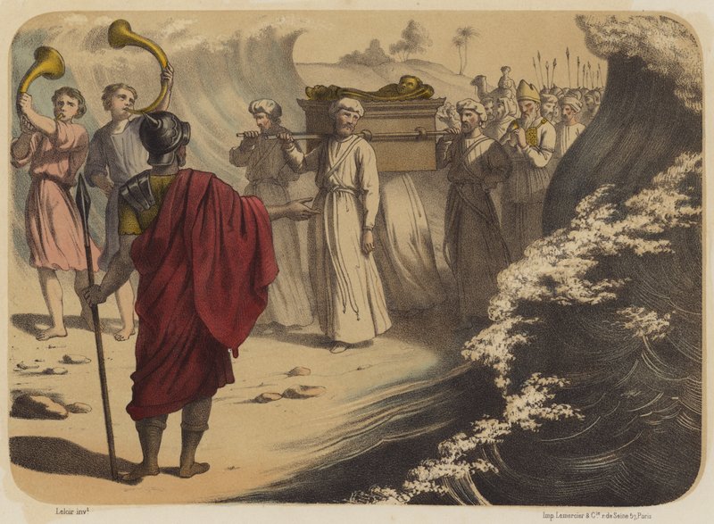Ürdün Geçidi by Jean Baptiste Auguste Leloir