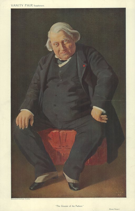 Bay Joseph Ernest Renan by Jean Baptiste Guth
