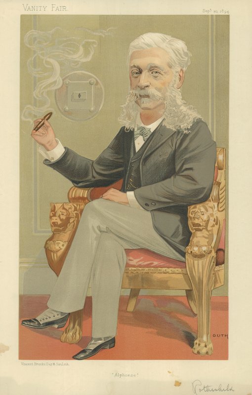 Baron Alphonse de Rothschild by Jean Baptiste Guth
